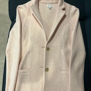 Women's Pale Pink sweater blazer